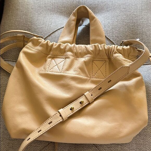 NWT Madewell The Piazza Crossbody In Butter Scone Rare - Picture 5 of 9